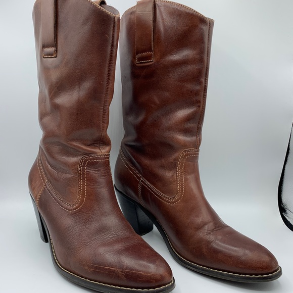 Bakers Retro Heeled Cowboy Boots Size 7.5B